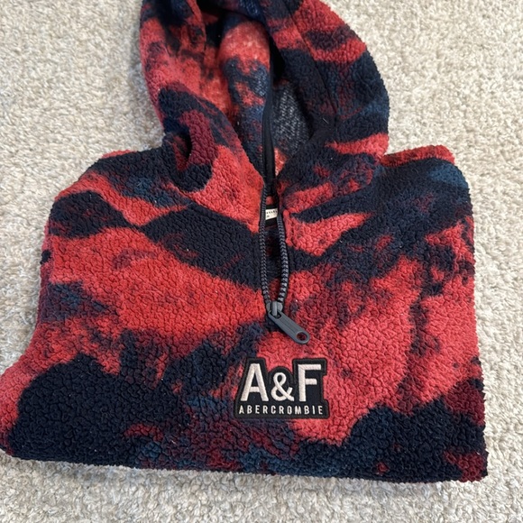 Abercrombie kids Sherpa 1/4 zip hoodie - Picture 6 of 6
